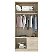 Armario para ropa Essen (L x An x Al: 52 x 100 x 215 cm, Roble)