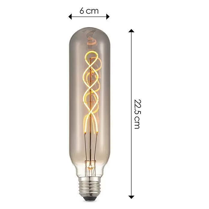Home Sweet Home LED-Lampe Vintage Globe-Form E27 - E27, Dimmbar, Warmweiß, 100 lm, 4 W - Skizze