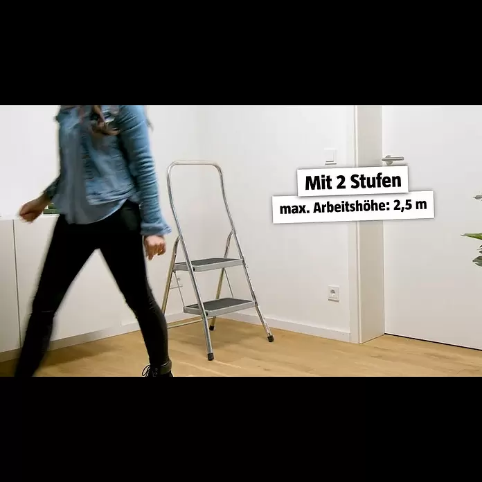Krause Klapptritt Toppy XLAnzahl Tritte: 3 Stk., Arbeitshöhe: 2,7 m - Krause Klapptritt Toppy XL