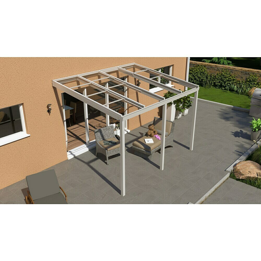 Toile De Remplacement Pour Pergola Rétractable 3x2.4m - Tissu Oxford 210D Imperméable UV50+, Fixation Par Sangles