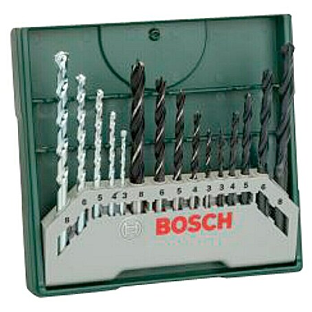 Bosch X - Line Mini Bohrer-Set (15 -tlg.)
