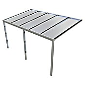 Terrassenüberdachung Light Edition (L x T: 500 x 300 cm, Polycarbonat, Verkehrsweiß, Klar)