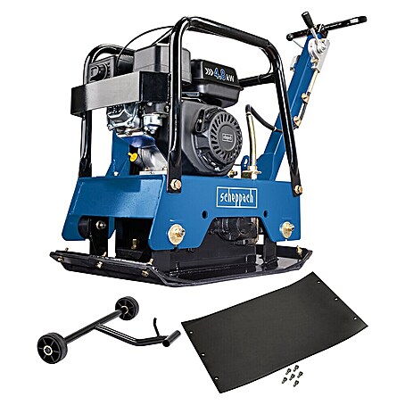 Scheppach Rüttelplatte HP2500S (6,5 PS, Maße Platte: 630 x 400 mm, Verdichtungstiefe: 40 cm)
