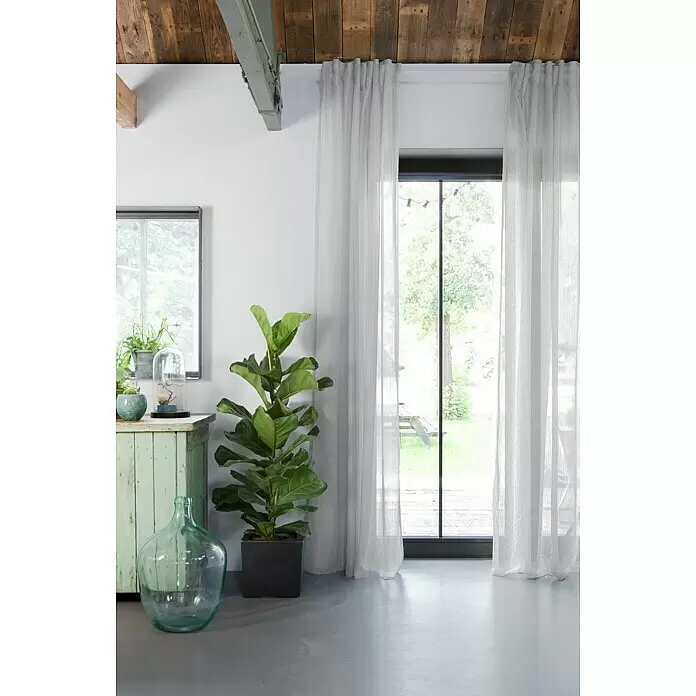 Elbersdrucke Schlaufenbandschal Uni Sono140 x 255 cm, 100 % Polyester, Grau