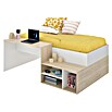 Dekit Cama con escritorio Kric (L x An x Al: 134 x 195 x 72 cm, Blanco/Natural) | BAUHAUS