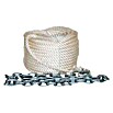 Cabo de amarre de poliéster con cadena (10 mm x 5 m)