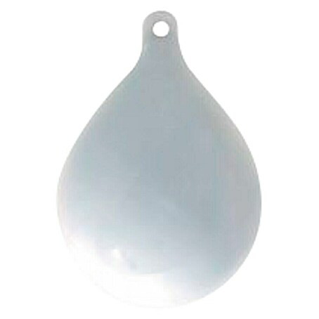 Defensa en forma de pera 35 cm (Blanco)