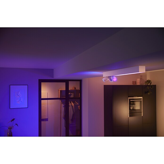 Philips Hue LED-Deckenstrahler Centris (36 W, L x B x H: 78,2 x 8,5 x 12,8 cm, Weiß, Mehrfarbig) | BAUHAUS