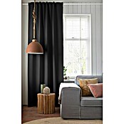 Elbersdrucke Schlaufenbandschal Midnight (140 x 255 cm, 100 % Polyester, Schwarz)