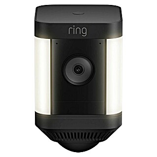 Ring Cámara de vigilancia Spotlight Cam Plus (Funciona con pilas, 1.080 píxeles (Full HD), An x Al: 7,6 x 12,6 cm, Batería)