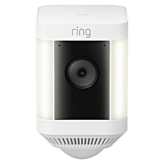 Ring Cámara de vigilancia Spotlight Cam Plus (Funciona con pilas, 1.080 píxeles (Full HD), An x Al: 7,6 x 12,6 cm, Batería)