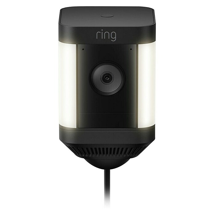 Ring Cámara de vigilancia Spotlight Cam Plus (Funcionamiento en red, 1.080 píxeles (Full HD), An x Al: 7,6 x 12,6 cm, Conexión a la red) | BAUHAUS