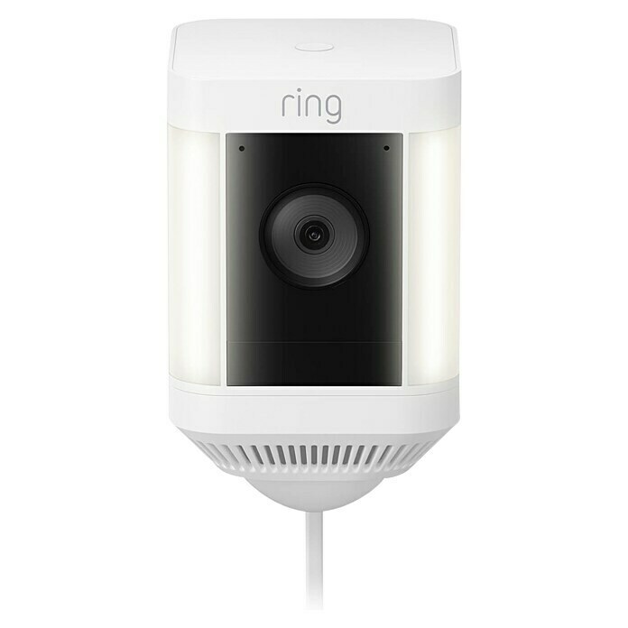 Ring Überwachungskamera Spotlight Cam Plus Plugin (Netzbetrieben, 1.080 Pixel (Full HD), Weiß, B x H: 7,6 x 12,6 cm, Netzanschluss) | BAUHAUS