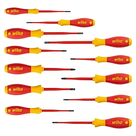 Wiha Schraubendreher-Set SoftFinish Electric slimFix VDE