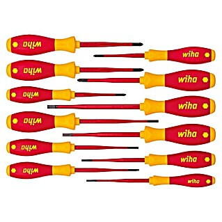 Wiha Set de destornilladores SoftFinish Electric slimFix VDE (12 pzs.)