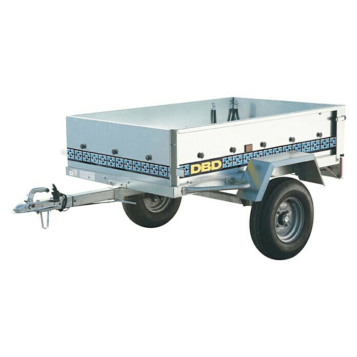 Remolque DBD RV 338 (Carga útil: 407 kg, Un eje, Sin freno)