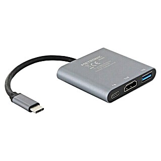 Metronic Cable adaptador USB-C 3 en 1 (HDMI / USB-A / USB-C carga)