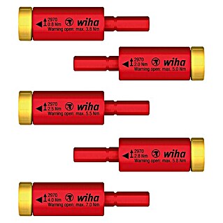 Wiha Adaptador de par de apriete easyTorque electric (5 pzs., Momento de torsión: 0,8 Nm)