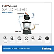 Bestway Sandfilteranlage Flowclear  (2 m³/h, Passend für: Pools bis 16.000 l)