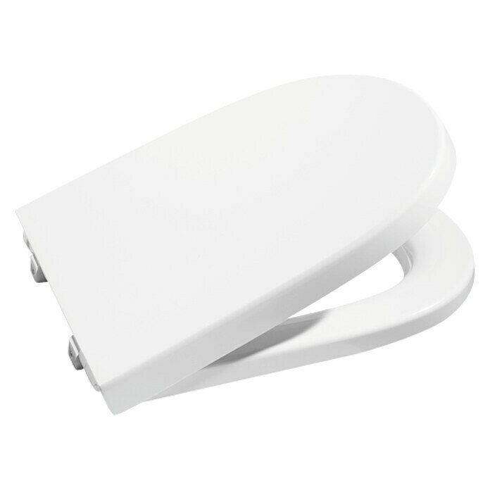 Roca Meridian-N Tapa de WC Softclose Compact (Caída amortiguada, Termoplástico, Blanco)