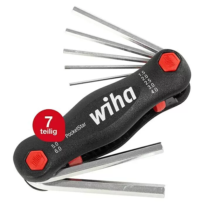 Wiha Stiftschlüsselsatz PocketStar® - 7 -tlg. - Informationsansicht