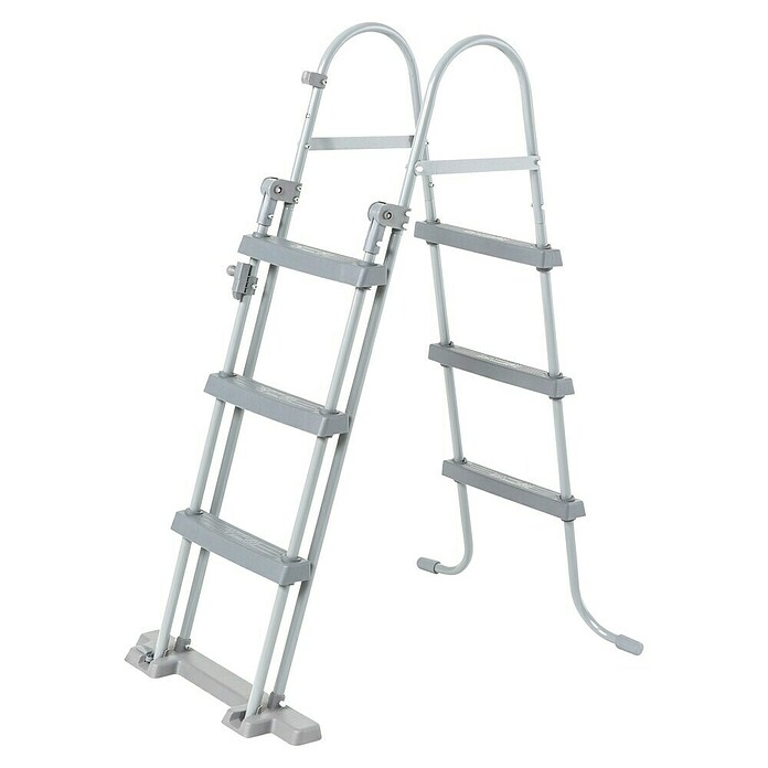 Bestway Opblaasbaar zwembad Fast Set Rotan 457x107 (Ø x h: 457 x 107 cm, Grijs, 12.362 l) | BAUHAUS