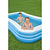 Family Pool (305 x 183 x 56 cm, Fassungsvermögen: 1.161 l, Blau/Weiß)