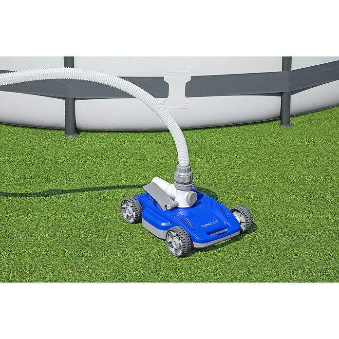 Bestway Flowclear Poolroboter AquaDrift (Hydraulisch, Passend für: Kartuschenfilterpumpen und Sandfilteranlagen mit 5.678 - 12.113 l/h Durchflussmenge, Filterleistung: 12.113 l/h) | BAUHAUS