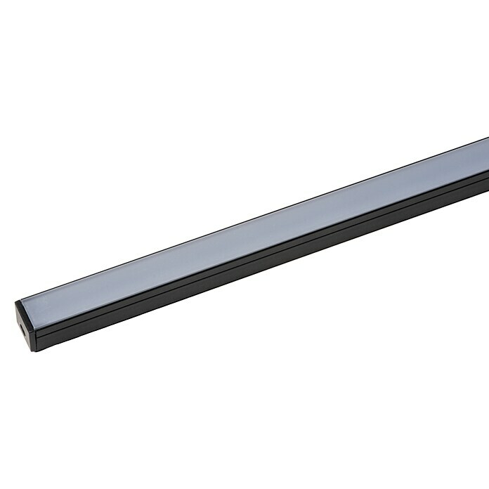 Alverlamp Perfil aluminio empotrado con difusor (L x An x Al: 2 m x 2,2 cm  x 0,6 cm, Aluminio)
