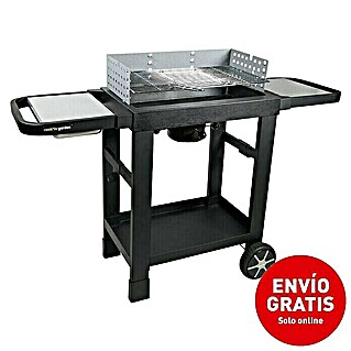 Barbacoa de carbón Easy 60 (Superficie de la parrilla (An x Pr): 57 x 30 cm, Negro)