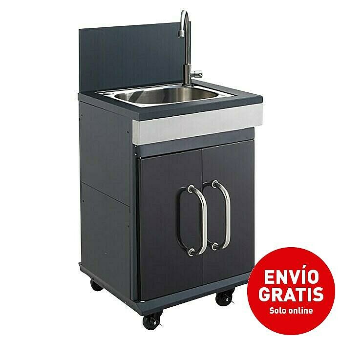 Mesa lavadero modular para barbacoa Fidgi (60 x 57 x 114 cm) | BAUHAUS