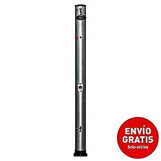 myPool Ducha solar Style (Altura: 220 cm, Plástico, Gris aluminio, 40 l)