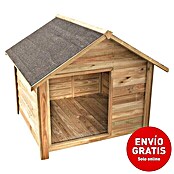 Forest-Style Caseta para perro Willow M (Natural, 120 x 114 x 100 cm, Madera de pino)