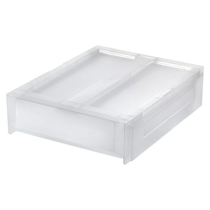 Schubladenbox Modular (L x B x H: 38 x 29 x 10,7 cm, Transparent, Anzahl Schubladen: 1 Stk.) | BAUHAUS