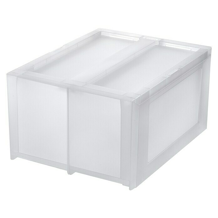 Schubladenbox Modular (L x B x H: 38 x 14,5 x 20,5 cm, Transparent, Anzahl Schubladen: 2 Stk.) | BAUHAUS