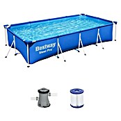 Bestway Opzetzwembad Steel Pro Set 400 (l x b x h: 400 x 211 x 81 cm, Blauw, 5.700 l) | BAUHAUS