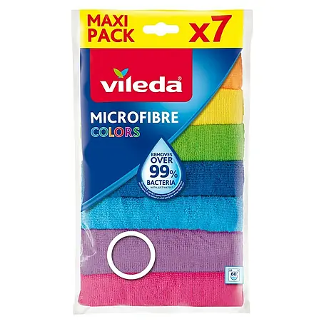 Vileda Microfibre Mikrofasertücher Colors Maxi Pack