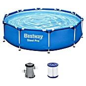 Bestway Opzetzwembad Steel Pro Set 305 (Ø x h: 305 x 76 cm, Blauw, 4.678 l) | BAUHAUS