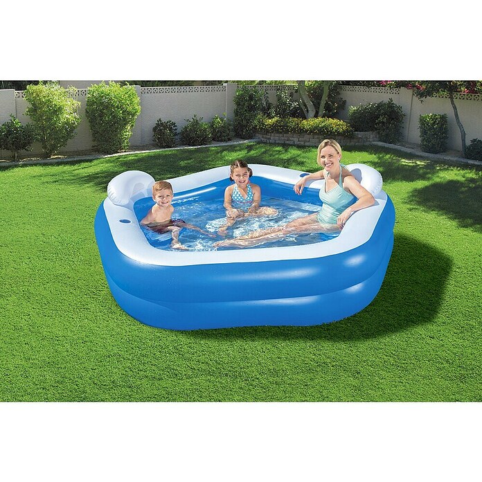 Bestway Napihljiv bazenček Family Fun  (213 x 206 x 69 cm) | Otroški bazeni | Bazeni | Vrt in prosti čas | Izdelki | BAUHAUS