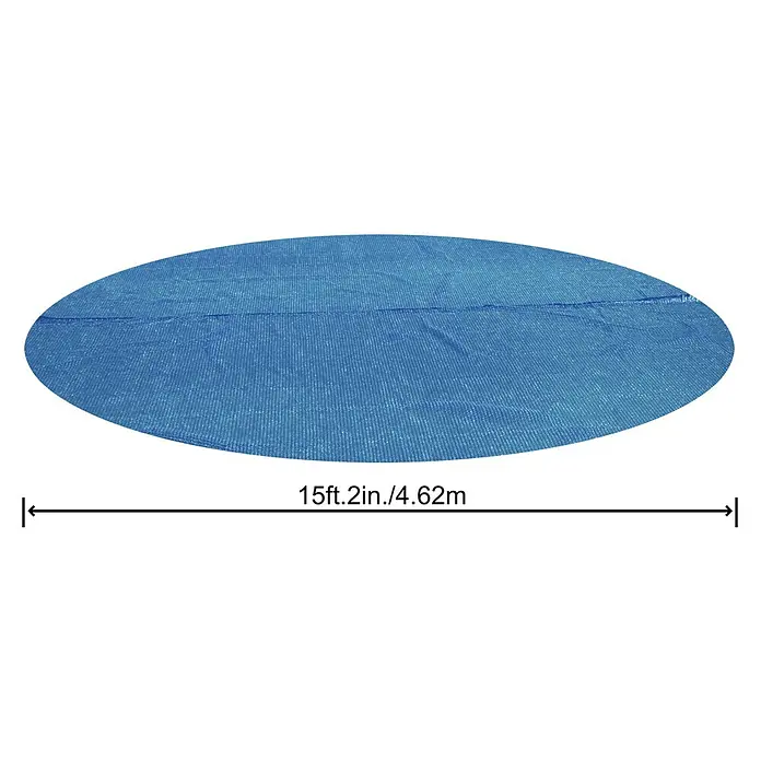 Bestway Solarabdeckplane - Durchmesser: 462 cm, Blau - Blaues rundes Solarplane zur Poolabdeckung, Länge 4,62m. Zum Schutz und zur Erwärmung des Pools.