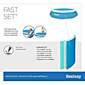 Bestway Opblaasbaar zwembad Fast (Ø x h: 244 x 61 cm, Blauw, 1.880 l) | BAUHAUS