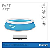 Bestway Opblaasbaar zwembad Fast (Ø x h: 244 x 61 cm, Blauw, 1.880 l) | BAUHAUS