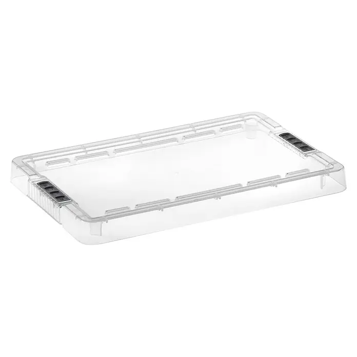 Deckel Heavy - Passend für: Kunststoffbox Heavy XS, Kunststoff, Transparent - Durchsichtige Aufbewahrungsbox mit Deckel. Ideal zum Ordnen und Aufbewahren verschiedener Gegenstände. Stabil und praktisch.