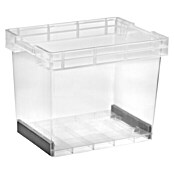 Aufbewahrungsbox Heavy M (L x B x H: 40 x 30 x 30 cm, Kunststoff, Transparent) | BAUHAUS