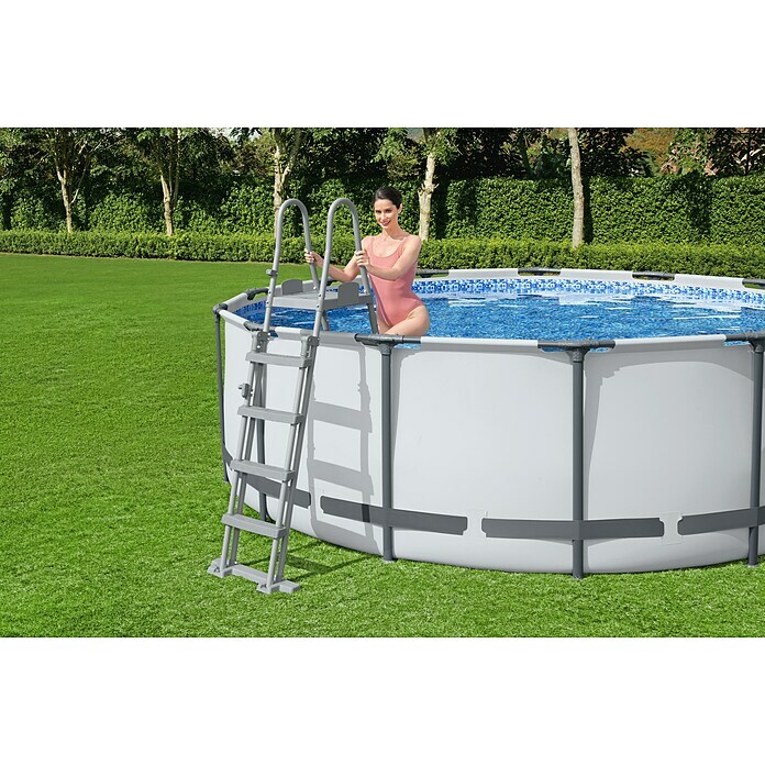 Bestway Flowclear Poolleiter (Passend für: Pools bis 132 cm Höhe, Stahl) | BAUHAUS