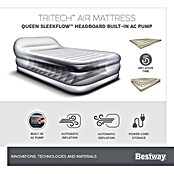 Bestway Luftbett SleekFlow (L x B x H: 226 x 152 x 84 cm, Integrierte Luftpumpe) | BAUHAUS