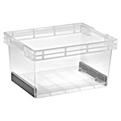 Aufbewahrungsbox Heavy S (L x B x H: 40 x 30 x 20 cm, Kunststoff, Transparent) | BAUHAUS