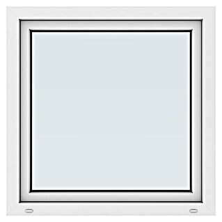 Solid Elements Kunststofffenster New Basic (100 x 100 cm, DIN Anschlag: Links, Weiß)