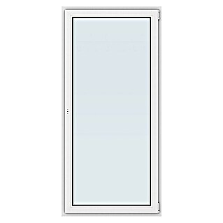Solid Elements Balkontür New Basic (100 x 210 cm, Verglasung: 3-fach, DIN Anschlag: Rechts, Weiß)
