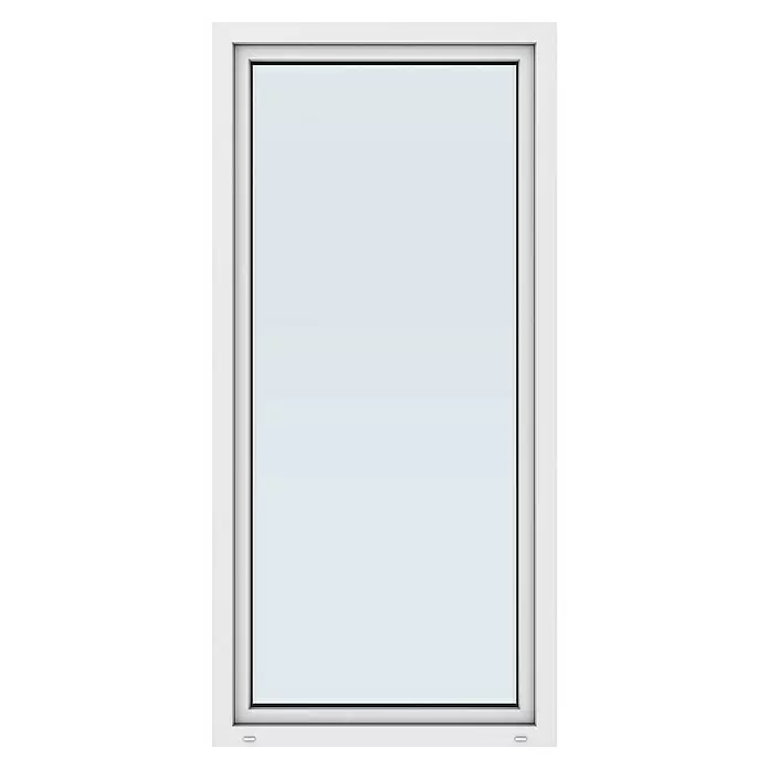 Solid Elements Balkontür New Basic100 x 210 cm, Verglasung: 3-fach, DIN Anschlag: Links, Weiß